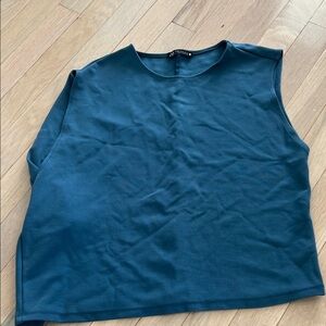 Zara Teal Muscle Tee